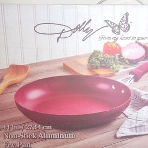 Brand New Dolly Non-Stick Aluminum Fry Pan - 11 in.
